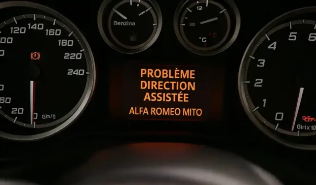 Alpha Roméo Mito Problème de direction assistée - DIRELEC
