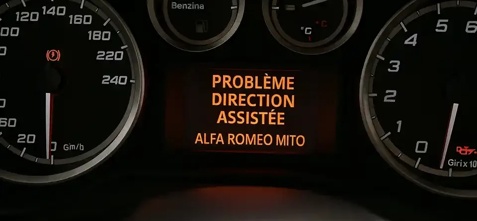 Alpha Roméo Mito Problème de direction assistée - DIRELEC